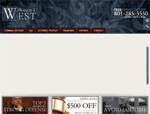 Tablet Screenshot of bransonwestlaw.com